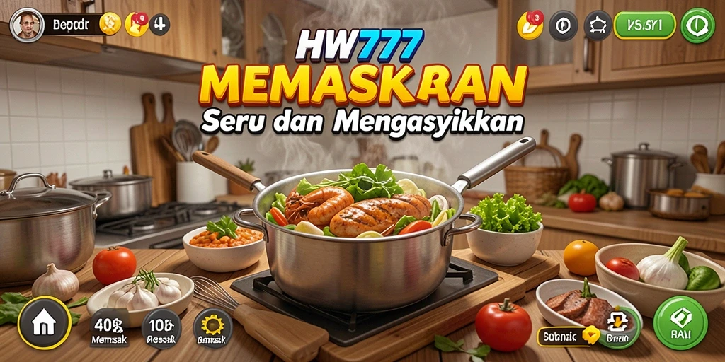 Tampilan antarmuka user-friendly HW777 yang menggugah selera.