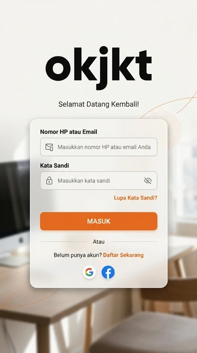 Masuk Akun okjkt untuk Pengguna Android